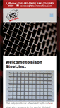 Mobile Screenshot of bisonsteelinc.com